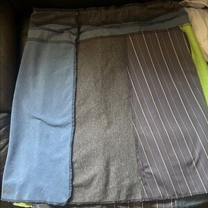 Stylish Multicolor Patchwork Skirt